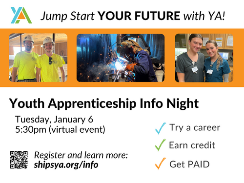 Youth apprenticeship info night flyer