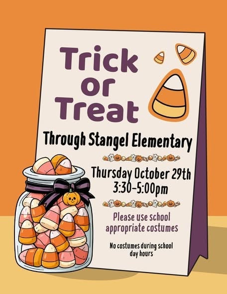 trick or treat flyer