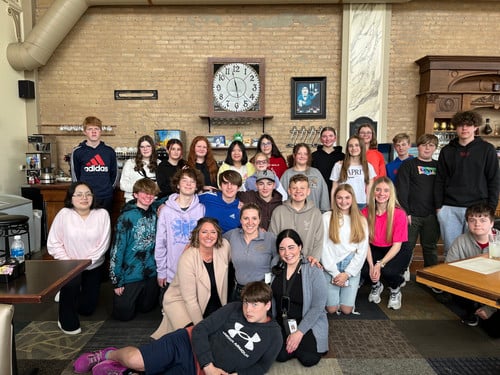 French students at Dali's Cafe