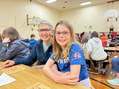 Riverview student and grandparent