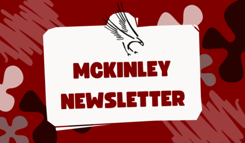 McKinley Newsletter with school logo